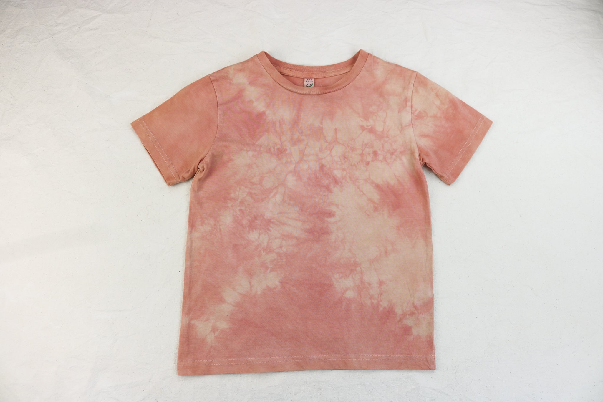 F I V E S cutch and madder tie dyed short sleeve t-shirt